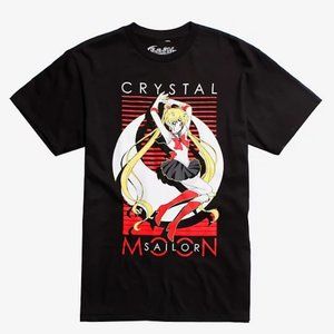 Sailor Moon Crystal Usagi Red Stripe T-Shirt